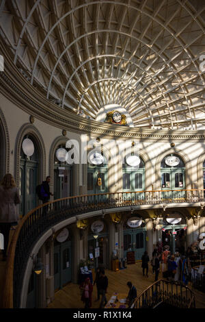 Leeds/England - May 16th 2014: Leeds Corn Exchange interior Stock Photo