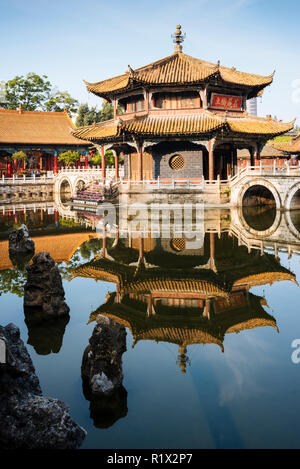 Yuantong Buddhist Temple, Kunming, Yunnan Province, China Stock Photo