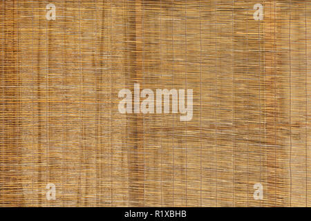 Close up of bamboo curtain for background Stock Photo