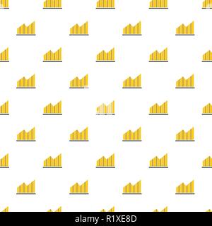 Best graph pattern seamless in flat style for any design Stock Vector