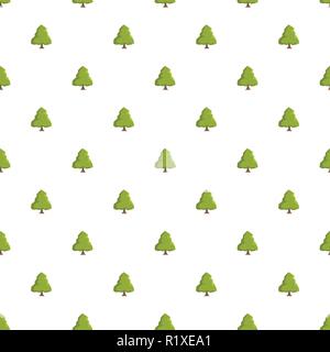 Linden tree pattern seamless in flat style for any design Stock Vector