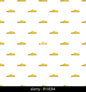Slippers pattern seamless in flat style for any design Stock Vector