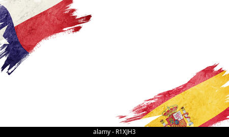 Spain vs Chile flags concept for soccer (football) matches Stock Photo ...