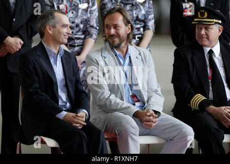 Marc Newson, Australian industrial designer responsible for the interior  design of the Qantas A380 fleet Qantas welcomes its first A380 jet to  Australia. The aircraft, named after 92 year old Australian aviation