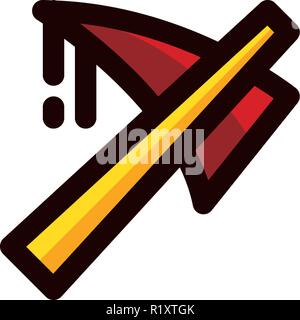 Halloween Celebration Icon Template Stock Vector