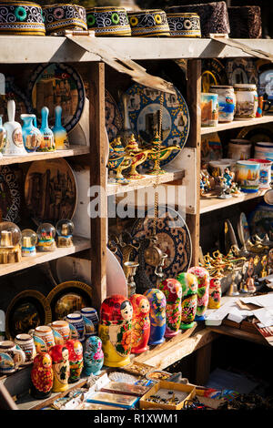 Souvenir Stall, Baku, Azerbaijan Stock Photo