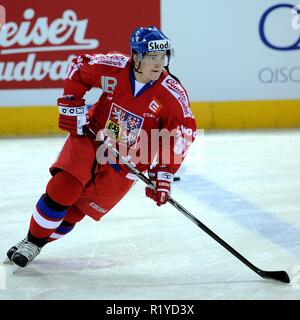 Liberec, Czech republic. 19th Apr, 2009. Euro Hockey Tour, Czech republic team, 19 April 2009, Liberec, CZE. Czech republic's David Kveton./PSPA/Slavek Ruta Credit: Slavek Ruta/ZUMA Wire/Alamy Live News Stock Photo