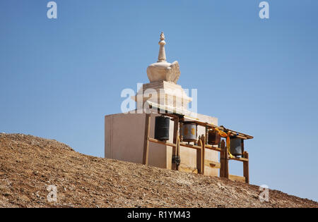 Earth energy center - northern entrance to Shambhala in Gobi desert near Sainshand. Mongolia Stock Photo