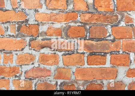 Old supportin brick structure for a building from the middle age Stock Photo