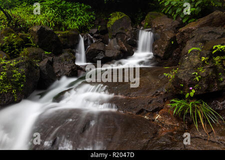 Monsoon landscapes around Tamhini Ghat and Mulshi Dam in western ghats of Pune, Maharashtra, India. Stock Photo