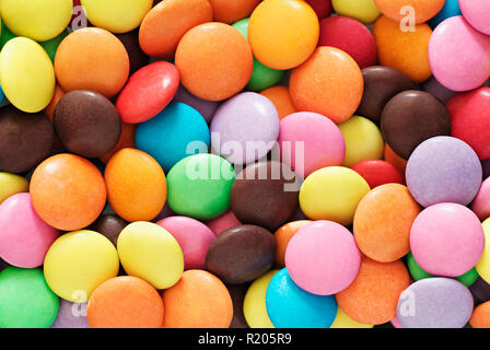 Colourful Chocolate Candy Sweets Stock Photo