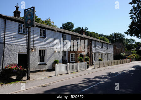 The Rose & Crown Inn, Essendon, Hertfordshire, dates back to 1756. Stock Photo