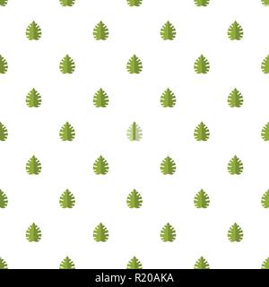 Palm leaf pattern seamless in flat style for any design Stock Vector