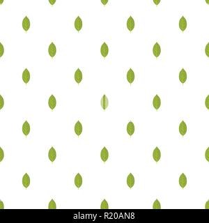 Persimmon leaf pattern seamless in flat style for any design Stock Vector