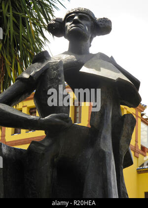 Altozano square. Monument to the bullfighter Juan Belomonte. Seville, Andalusia, Spain Stock Photo