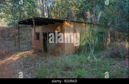 Sunrise safari at Rhino Park outside Cullinan, South Africa Stock Photo