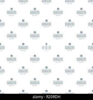 Surgeon pattern vector seamless Stock Vector
