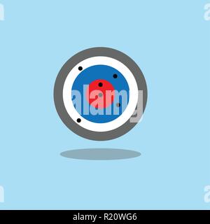 Target icon for business or sport vector victory Stock Vector