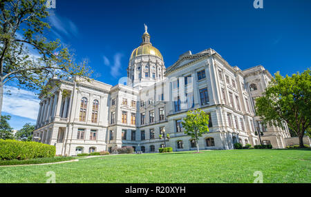 Georgia State Capitol in Atlanta Stock Photo