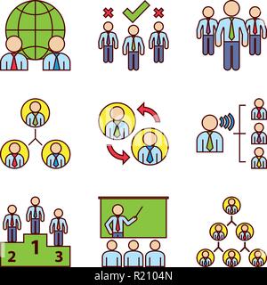 Business Structure Stock Vector