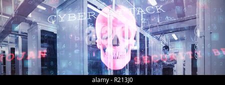Composite image of virus background Stock Photo