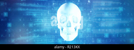 Composite image of virus background Stock Photo
