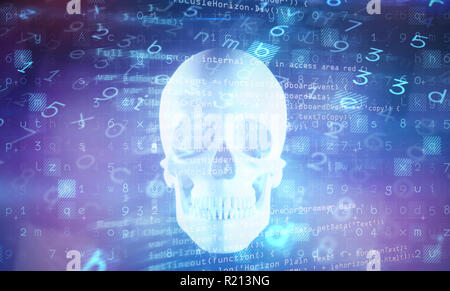 Composite image of virus background Stock Photo