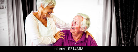 Senior couple looking at each other Stock Photo
