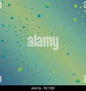 Creative abstract background for web ande print decoration , flat water drops in green blue colors Stock Vector