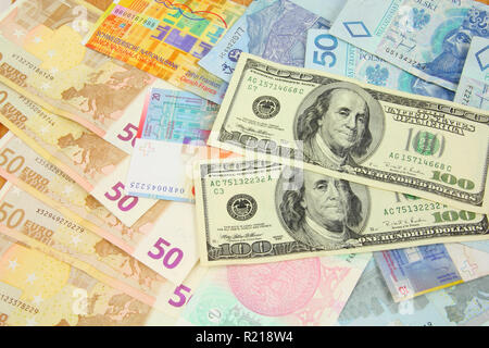 Foreign Money Banknotes Malaysian Ringgit 10 Ringgit And 1 Ringgit Notes Bank Negara Malaysia Stock Photo Alamy