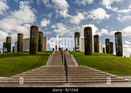 The Armed Forces Memorial, National Memorial Arboretum, Airewas, Staffordshire, England, UK Stock Photo