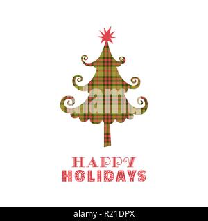 Christmas tree icon. Stock Vector