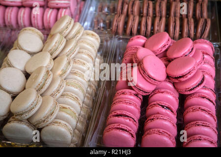 Sweets- macaroon varieties Stock Photo