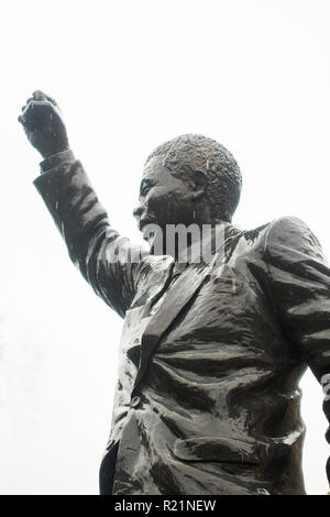 Nelson Mandela statue Washington DC Stock Photo