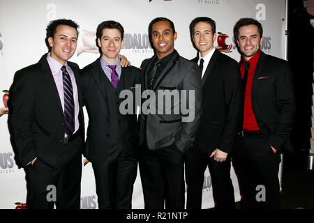 NEW YORK, NY - NOVEMBER 15:  Cast members attend the 'Scandalous' Broadway Opening Night' After Party at Copacabana on November 15, 2012 in New York City.  (Photo by Steve Mack/S.D. Mack Pictures) Stock Photo