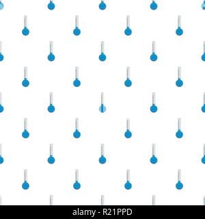 Thermometer cold pattern seamless in flat style for any design Stock Vector