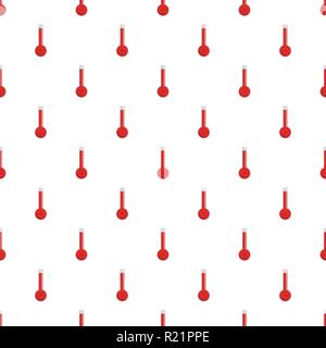 Thermometer warmly pattern seamless in flat style for any design Stock Vector
