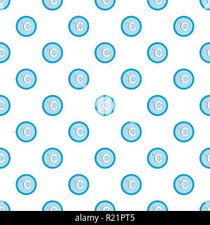 Celsius pattern seamless in flat style for any design Stock Vector