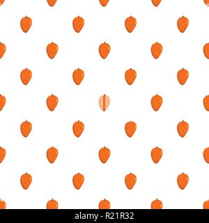 Mango pattern seamless in flat style for any design Stock Vector