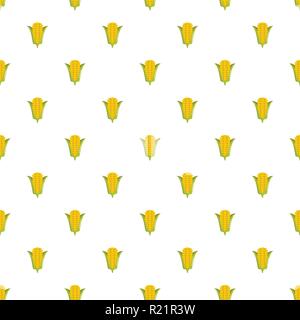 Corn pattern seamless in flat style for any design Stock Vector