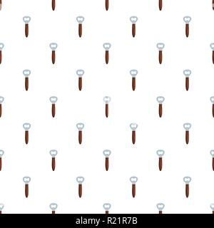 Bottle opener pattern seamless in flat style for any design Stock Vector