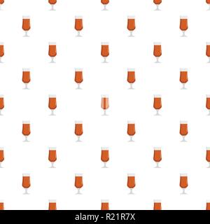 Alcohol pattern seamless in flat style for any design Stock Vector