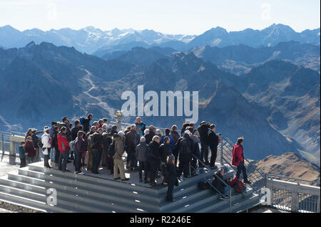 The 'Pic du Midi de Bigorre' mountain (Pyrenees, south-western France) Stock Photo