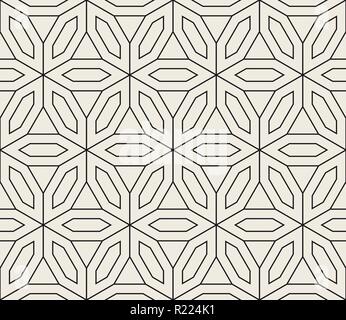Vector seamless pattern. Modern stylish abstract texture. Repeating geometric tiles Stock Vector