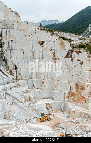 Marble Quarry at Carrara, Italy Stock Photo