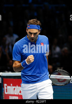 London, UK. 15th November 2018, O2 Arena, London, England; Nitto ATP Tennis Finals; Credit: Action Plus Sports Images/Alamy Live News Stock Photo