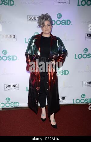 New York, NY, USA. 15th Nov, 2018. Kelly Osbourne at arrivals for Kelly Osbourne Teams Up With Loosid to Launch NEW App Celebrating Sober Living, The VNYL- Vintage New York Lifestyle, New York, NY November 15, 2018. Credit: Eli Winston/Everett Collection/Alamy Live News Stock Photo