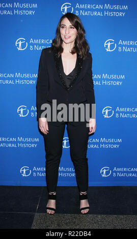 New York, USA. November 15, 2018 Sara Bareilles attend American Museum of Natural History 2018with a special performance by Sara Bareilles at the American Museum of Natural History in New York. November 15, 2018 Credit:RW/MediaPunch Credit: MediaPunch Inc/Alamy Live News Stock Photo