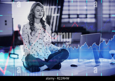 Composite image of stocks and shares Stock Photo