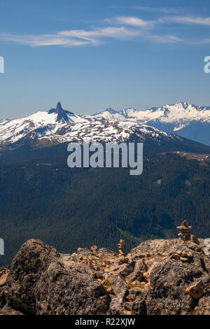The Black Tusk mountain near Whistler, British Columbia, Canada Stock Photo